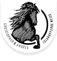 Islandpferde Weiss Logo